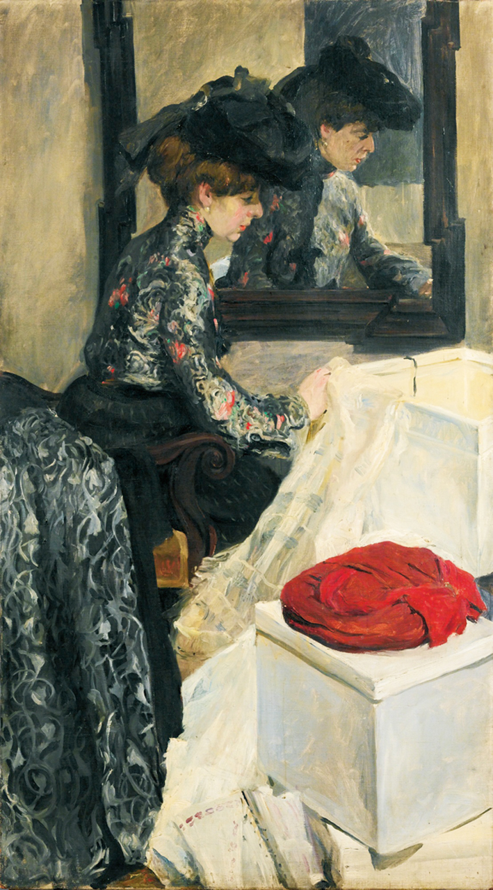  Edouard Vuillard —— OPENING THE HAT BOX